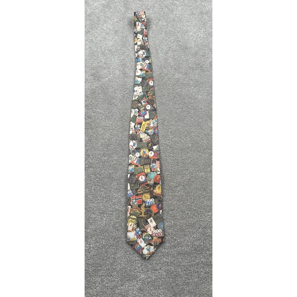 VTG Olympic Trading Pin Neck Tie Atlanta 1996 Olympics Ralph Marlin W/ Tags